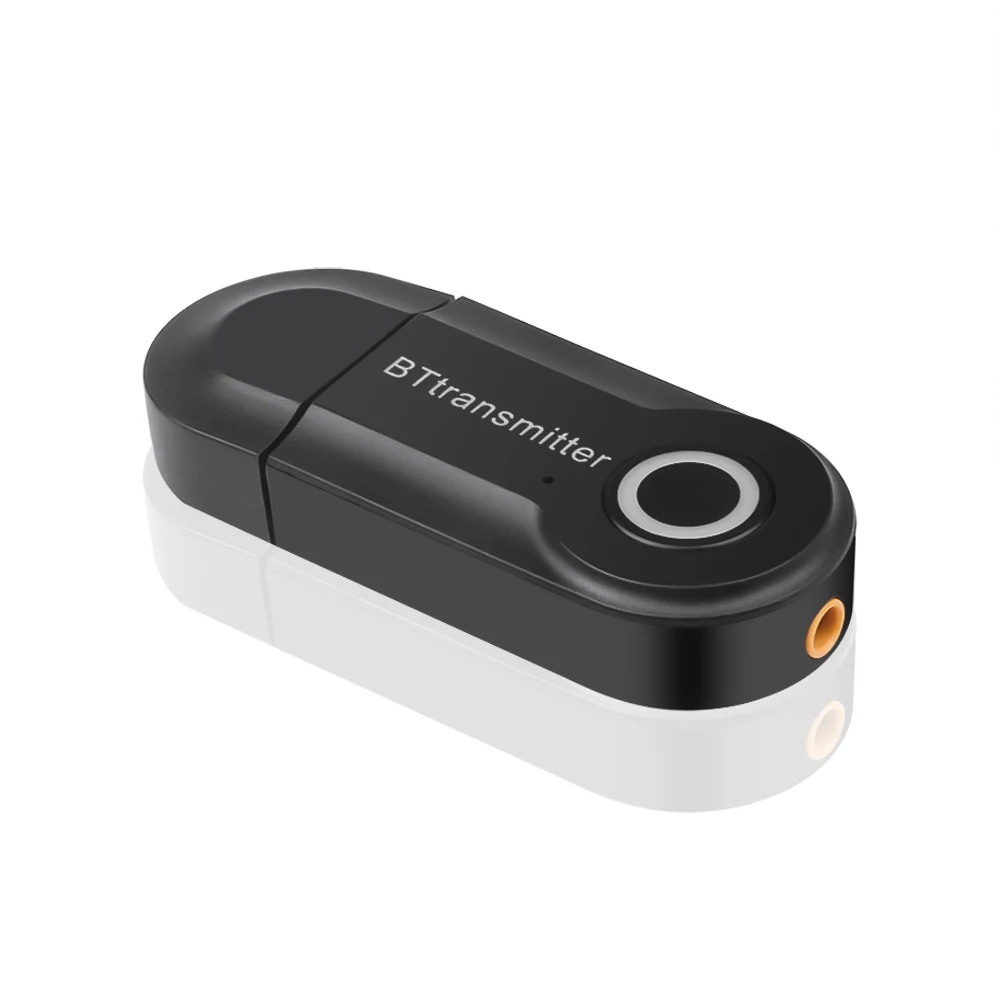 

Kebidu Bluetooth Car Kit 3.5MM Jack Audio Adapter Wireless Bluetooth Stereo Audio Transmitter Adapter For TV Headphones