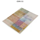 Домашний Декоративный Коврик в стиле бохо, коврики для стола, стеклянные подставки для напитков, счастливый кухонный стол, набор из игры американо 42*32