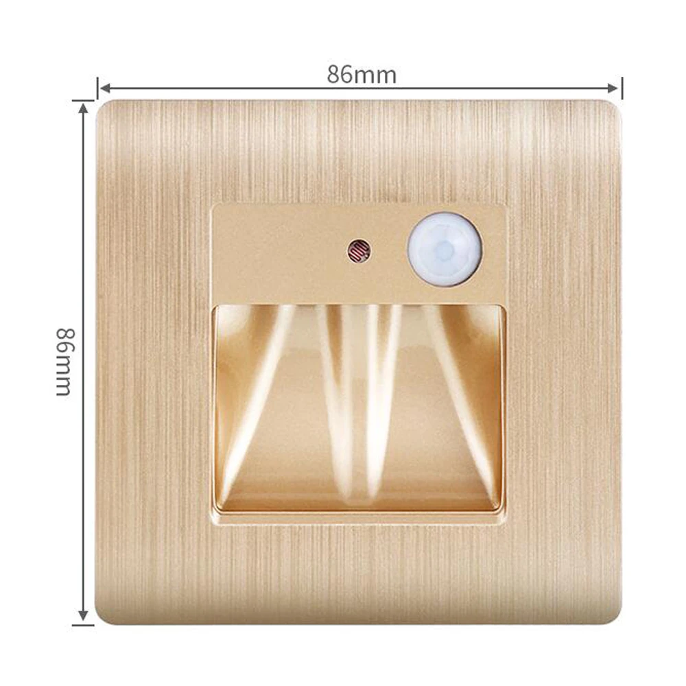 Новый Ночной светильник встраиваемые настенные лампы автоматическое выключение