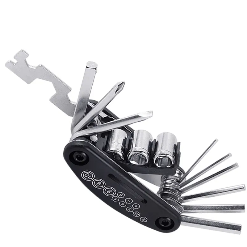 16 в 1 Многофункциональный набор инструментов для ремонта велосипеда