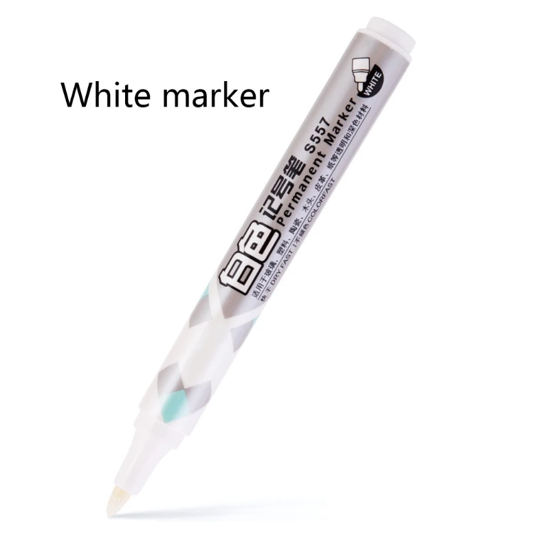 Белый маркер авторучка краска масло для шин водостойкая граффити 24BB|Dot маркеры| |
