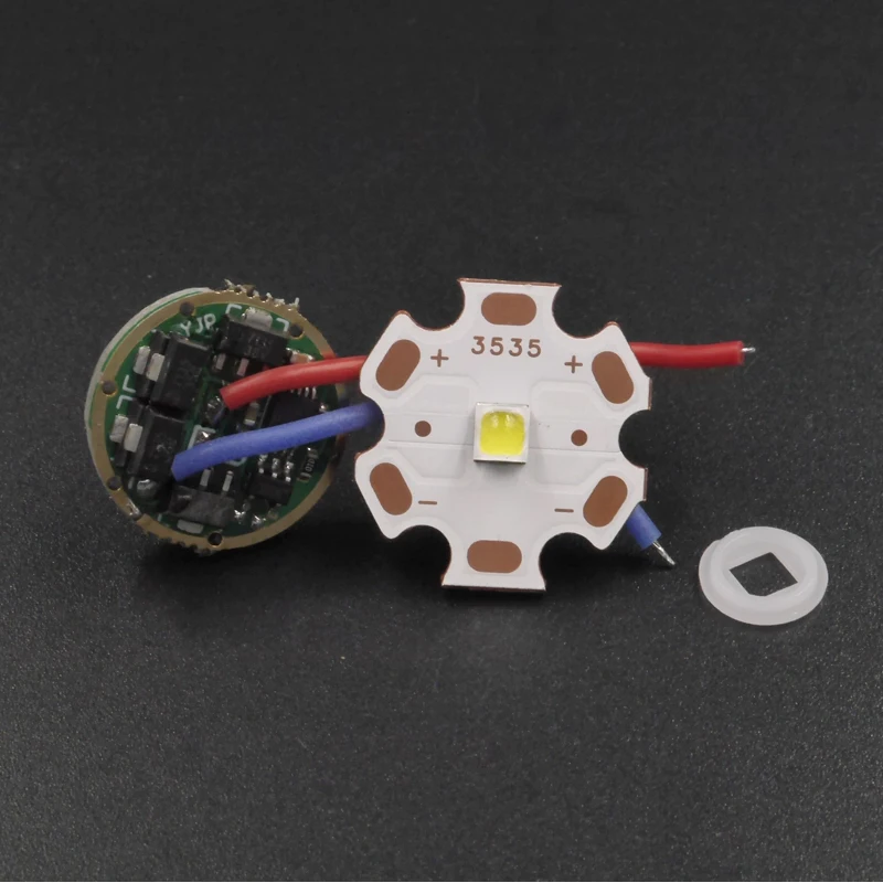 17 мм AMC7135 печатная плата драйвера cree XPL V5 V6 HI V3 XML2 U3 светодиодный эмиттер на медной