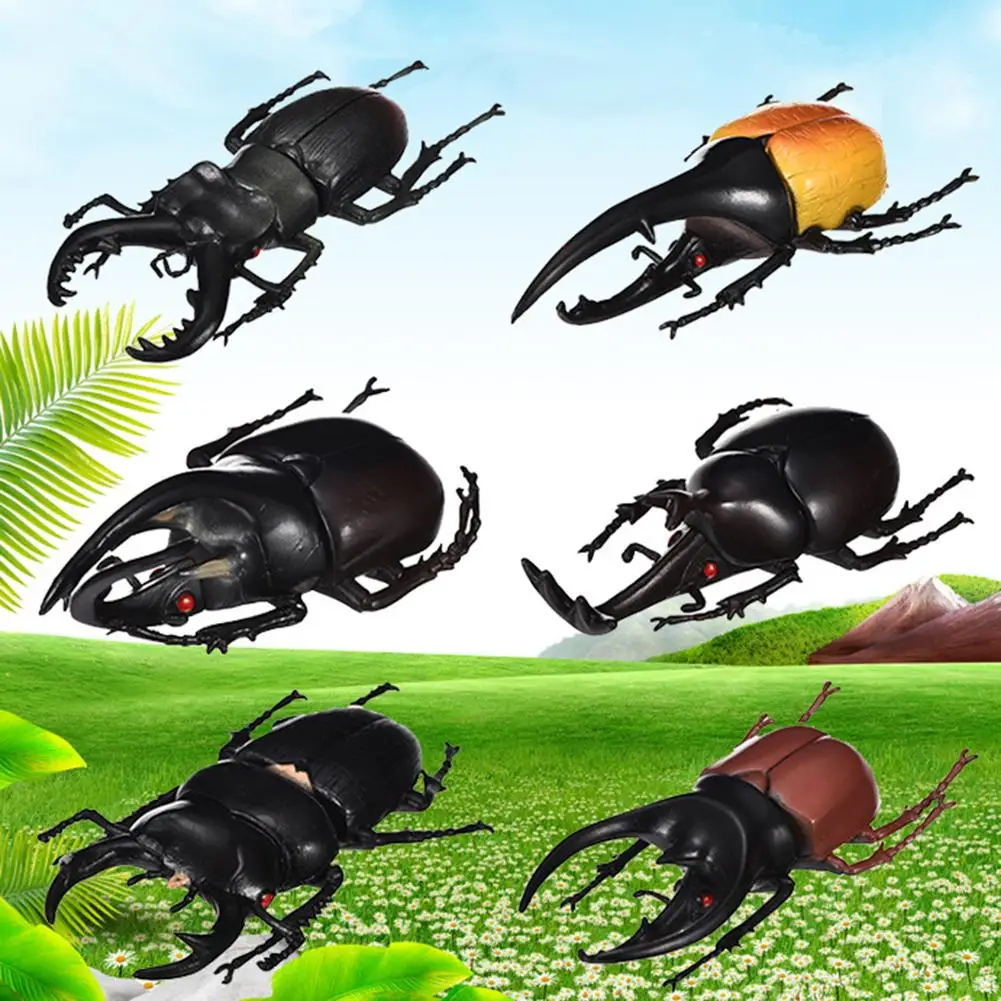 6 шт. нетоксичный симулятор жука модель насекомого игрушка для детей и взрослых