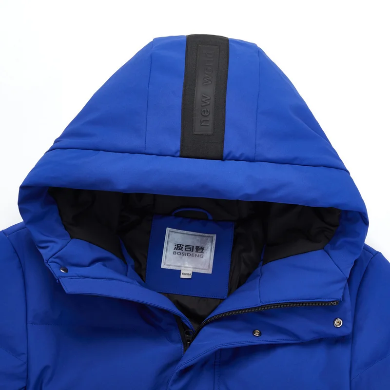 BOSIDENG пуховик мужской жесткий зимний гусиный пух пальто для мужчин утепленная