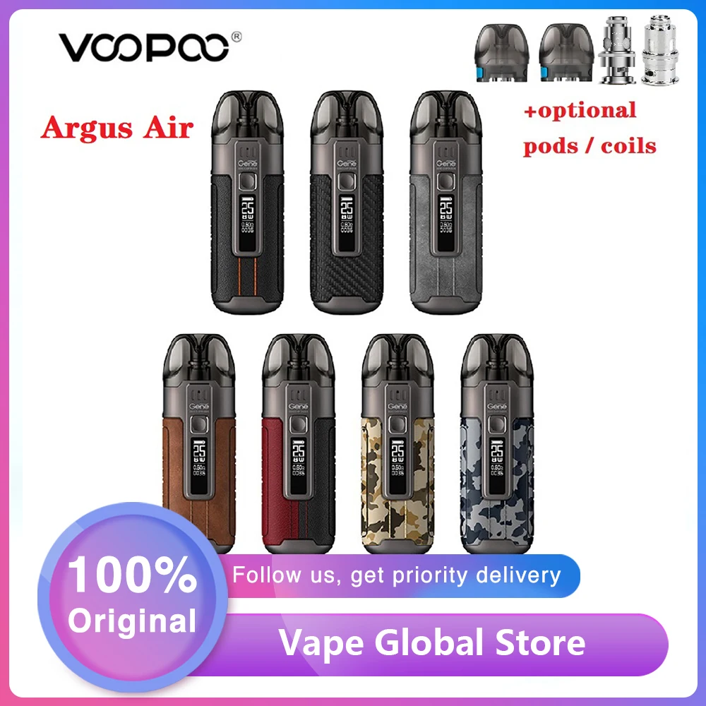 Оригинальный набор VOOPOO Argus Air Pod горячая распродажа аккумулятор 900 мАч емкость 3 8