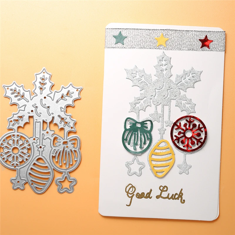 Ножи для вырубки листьев YaMinSanNiO из металла новые для изготовления карточек, скрапбукинга, тиснения, шаблонов и ремесел на Рождество.