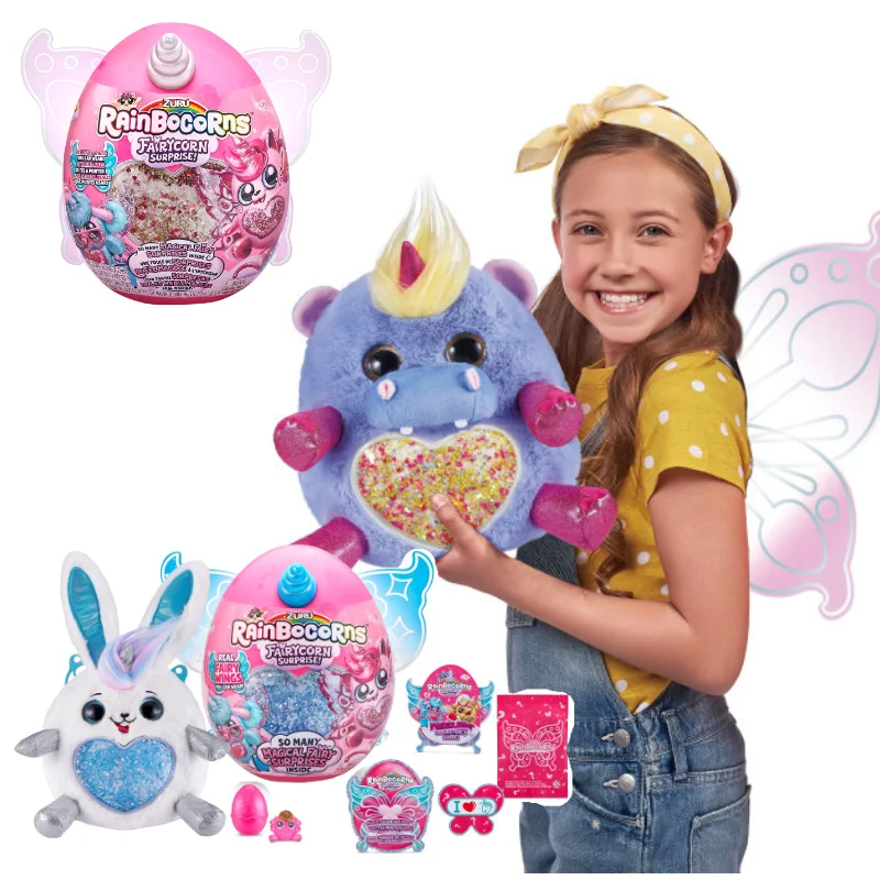

Original 7 Styles Rainbocornse Unicorn Butterfly Elf Poodlecorn Magic Egg Fairycorn Surprise Plush Doll Girl Toy Cute Gift