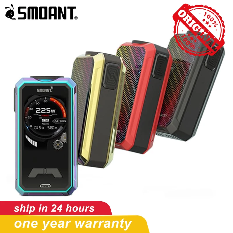 Оригинальный Smoant Charon Mini 225 Вт TC бокс мод с 2 0 дюймовым TFT экраном 510 резьба