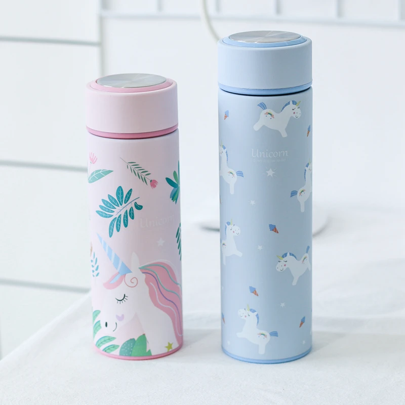 350 мл/500 мл Единорог 304 Нержавеющая сталь кружка-термос для кофе Портативный вакуумные фляжки-термосы термобутыль для воды для Чай Автомобильная чашка