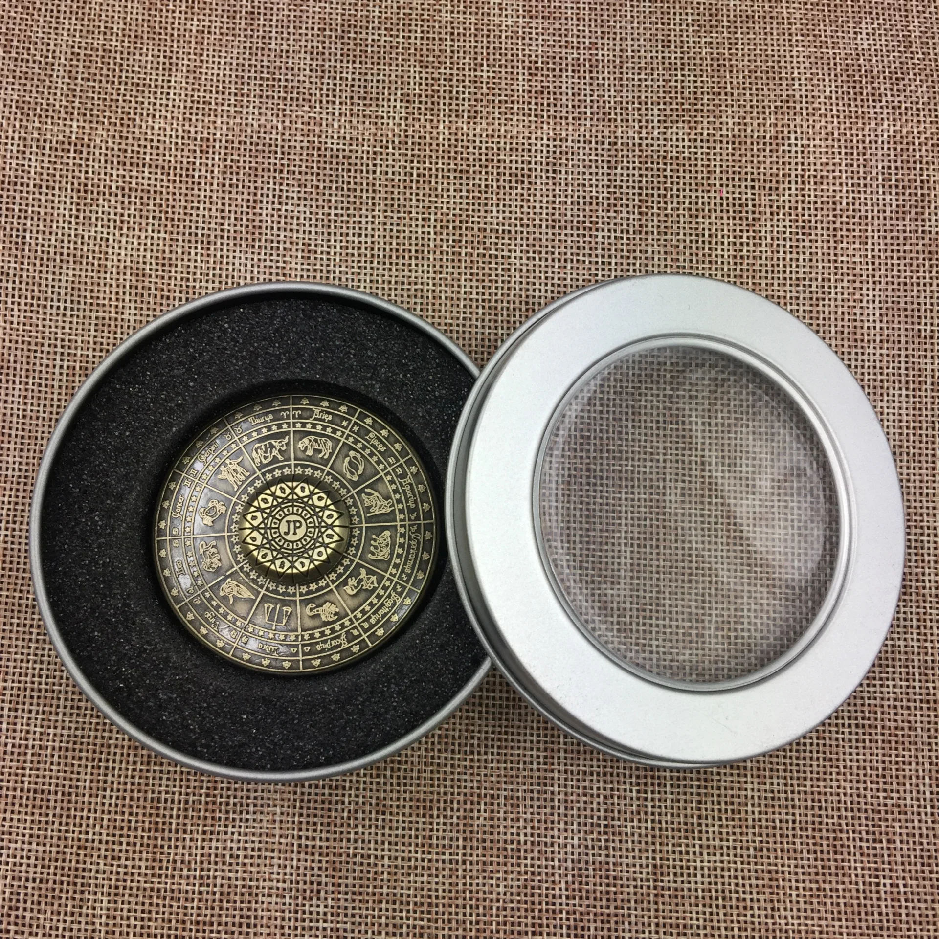 Круглая винтажная Спиннер для снятия стресса тревоги аутизма взрослых и детей 12