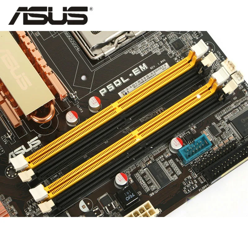 LGA 775 ASUS P5QL-EM 800 МГц 667 МГц DDR2 P5QL EM материнская плата uATX USB2.0 PCI-E X16 настольная Материнская плата ПК используется