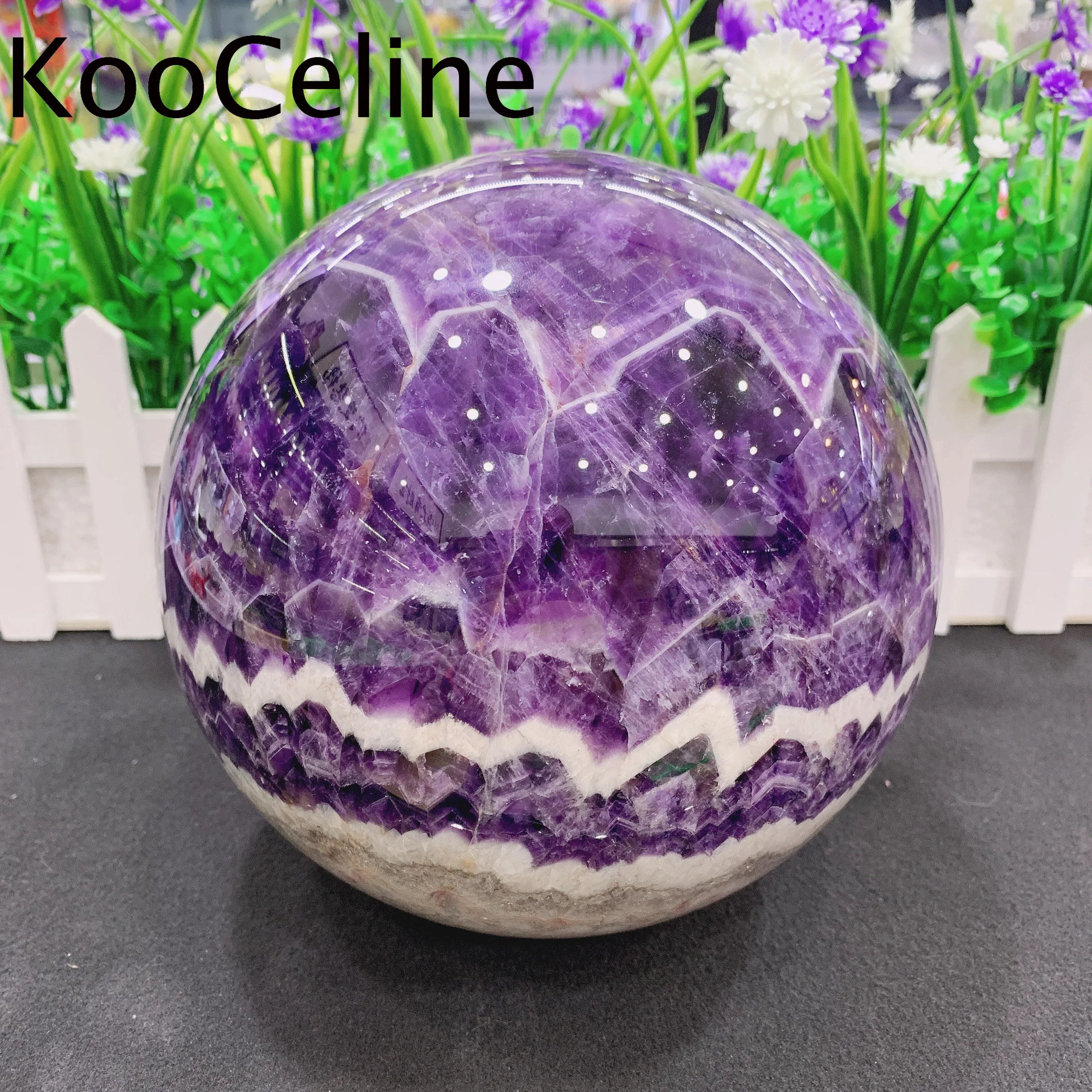 

6-15cm Natural Crystal Quartz Mineral Stone Dream Amethyst Sphere Energy Ball Reiki Healing Home Decoration Accessories Gemstone