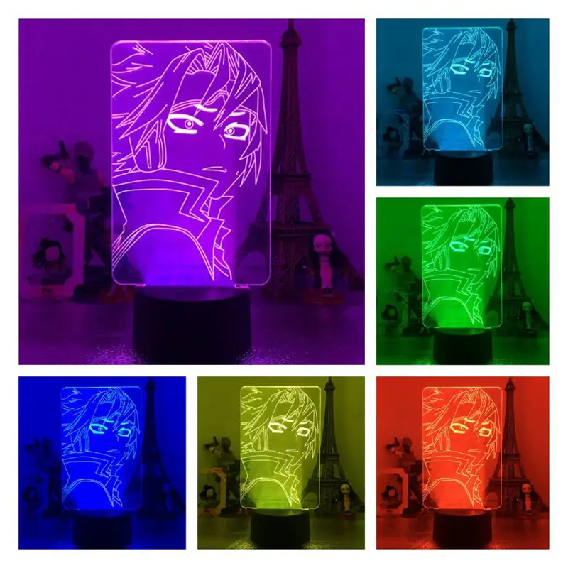 

My Hero Academia 3D Illusion Light Japanese Anime Children's Room Bedroom Decoration LED Light Atmosphere Bedside Night Light