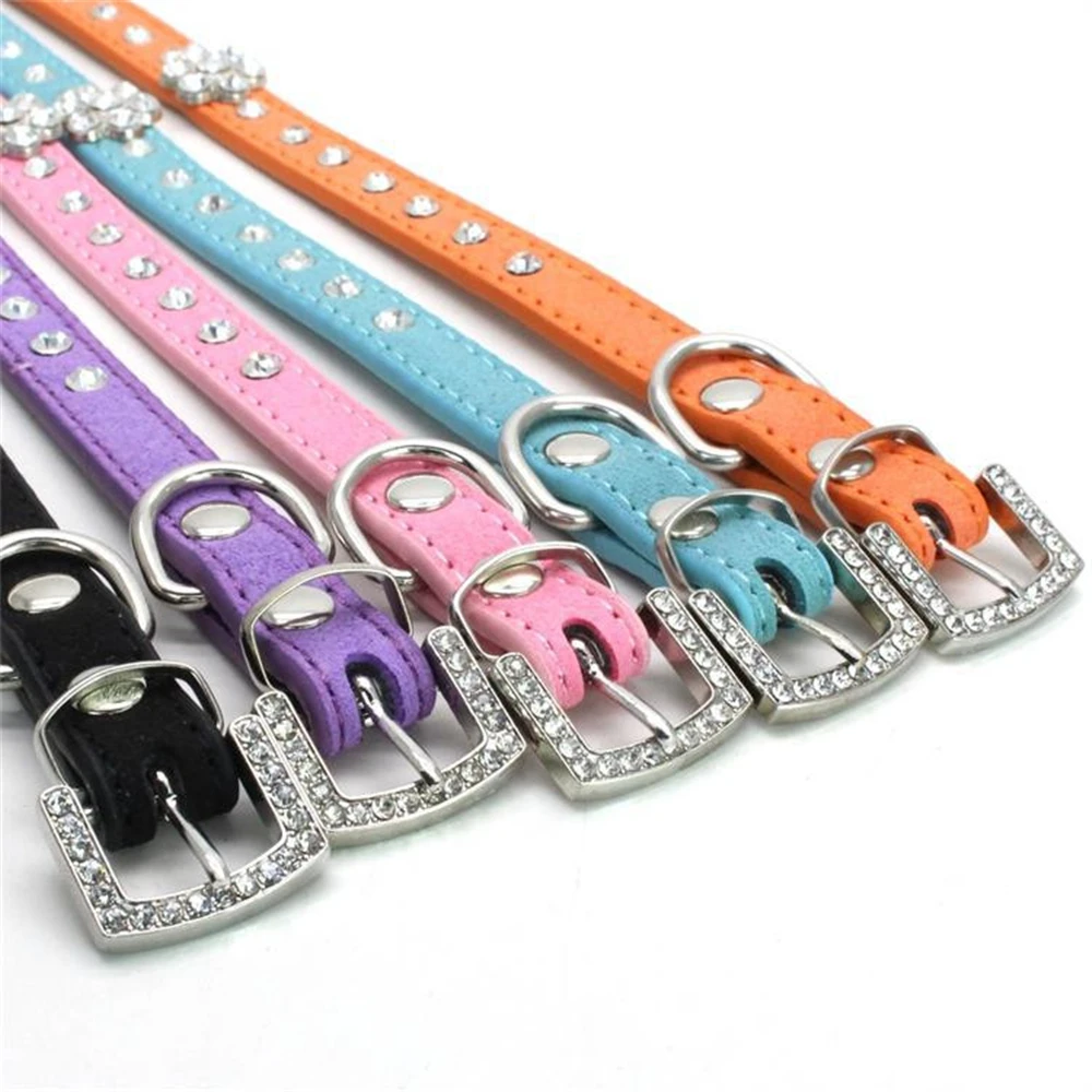 

Small Dogs Collars Puppy Shop Chihuahua Rhinestone Accessories Pet Cat Product Collar Necklace Supplies
