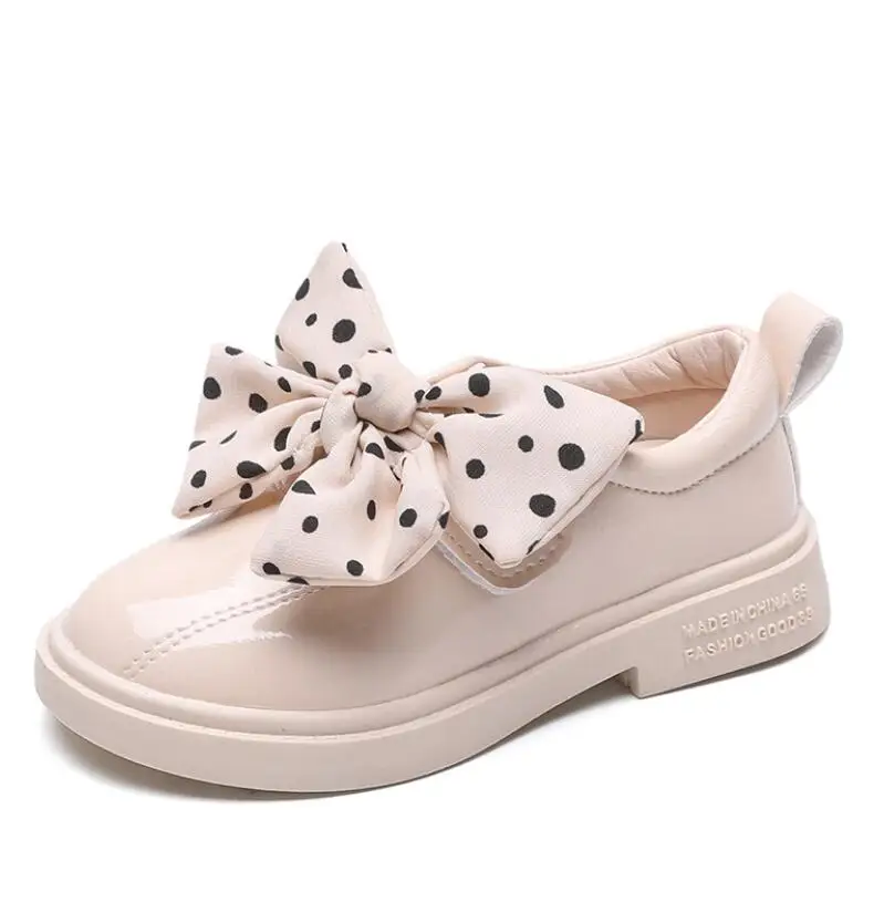 2019 детская повседневная обувь для принцессы с бантом Кожаная спортивная Женские