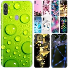 Чехол для Samsung Galaxy M11, силиконовый чехол из ТПУ, мягкая задняя крышка, чехол для телефона Samsung M11 M115F M 11 6,4 дюймов, чехол, Fundas