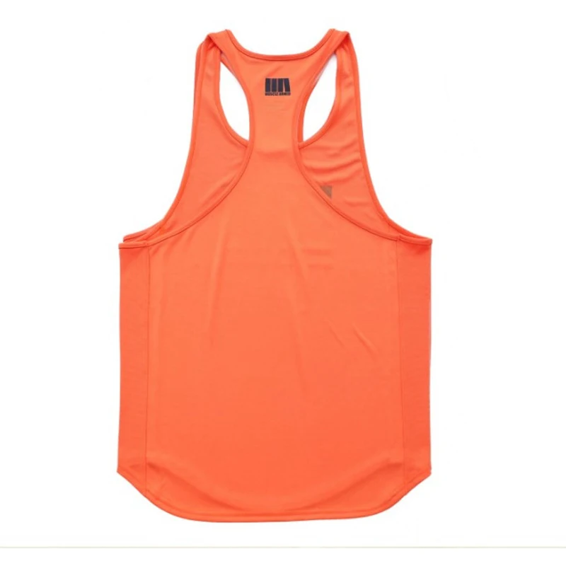 

Summer 2019 men's clothing men's tight vest fitness stretch casual O-neck breathable sweatshirt male body jogger brand vest