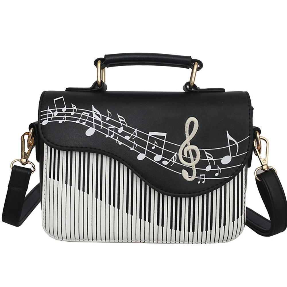 

Fashion Women Note Style Messenger Bags Leather Handbag Luxury Piano Designer Shoulder Female Crossbody Bag 2021 High Quality