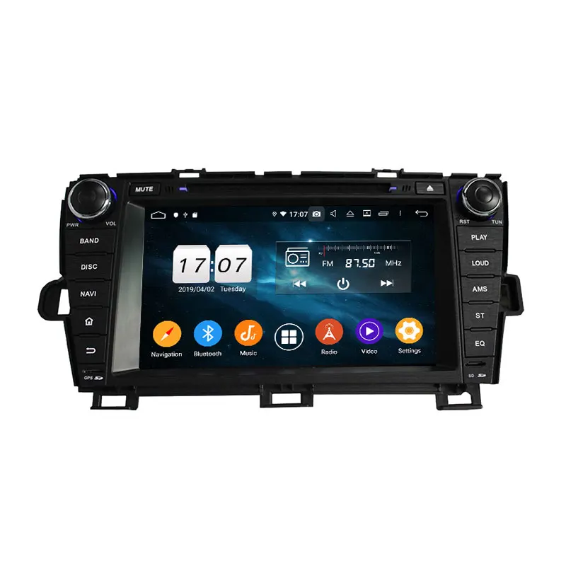 Автомобильный радиоприемник 2 Din Android 10 0 4 + 64 ГБ PX5 для Toyota PRIUS 2009 2013 LHD