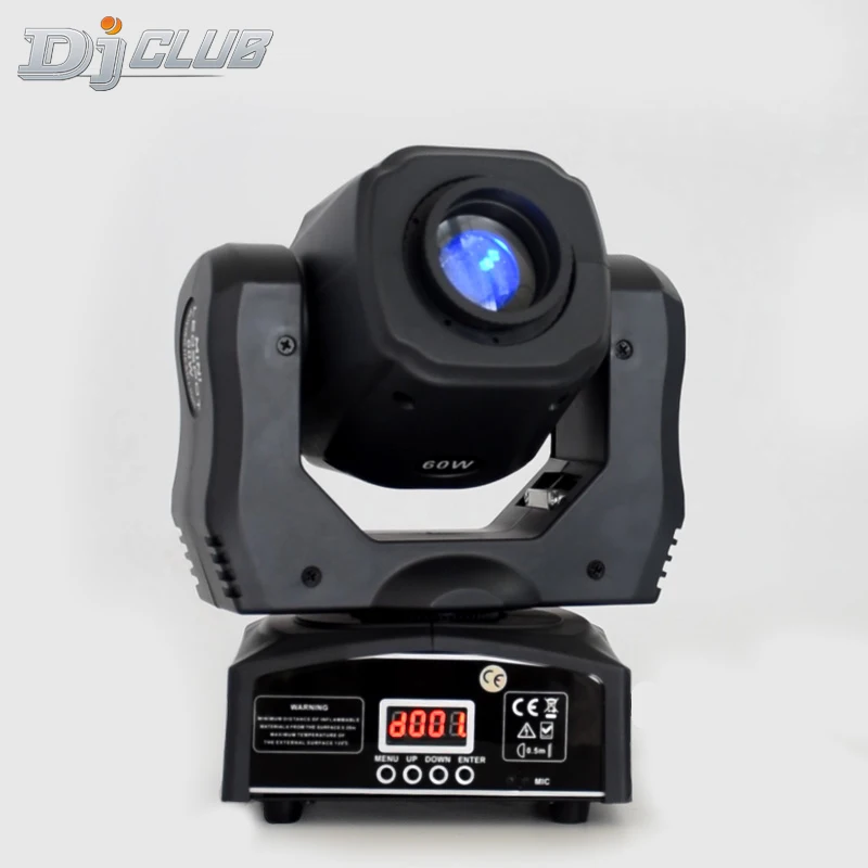 60W Led Spotlight Moving Head Light Mini Disco Dj DMX Stage Lighting High Brightness For Party Concert