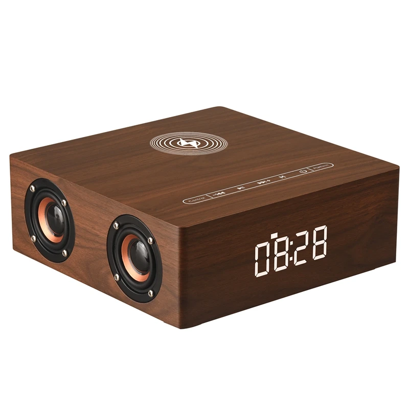 PPYY-Q5A многофункциональное Беспроводное зарядное устройство Будильник Bluetooth