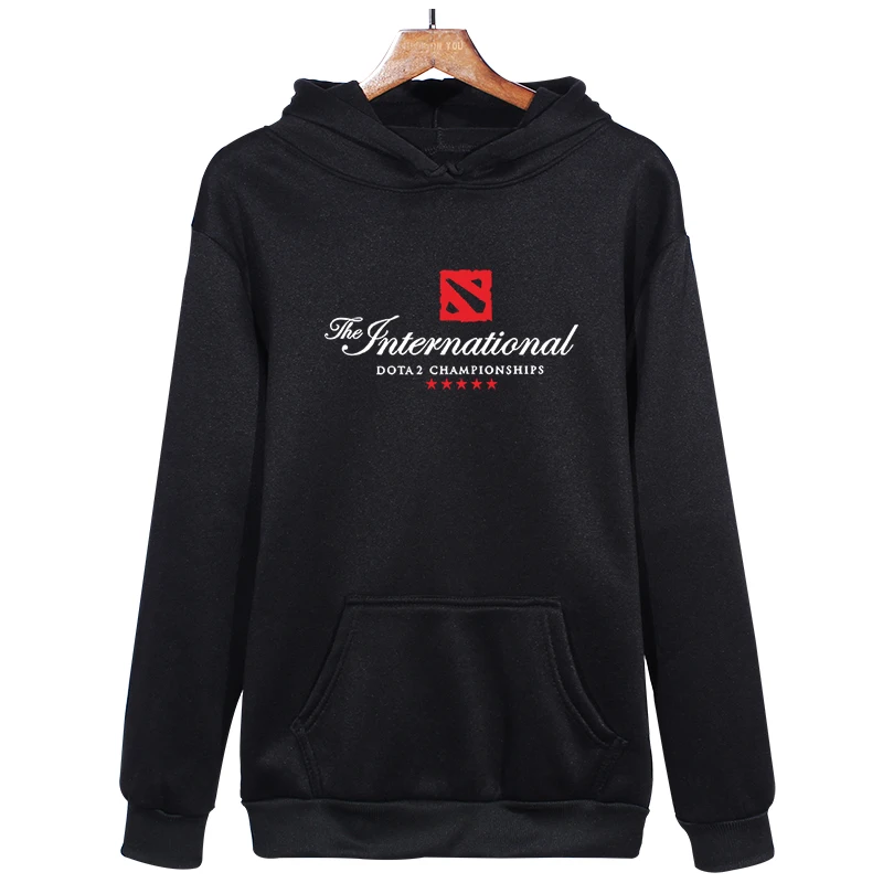 Мужская толстовка с капюшоном Dota 2 Повседневная флисовая уличная одежда