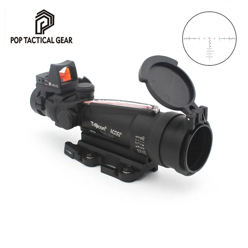 Trijicon оптическим TA11 TA31 коллиматорный прицел красная точка реального волокно