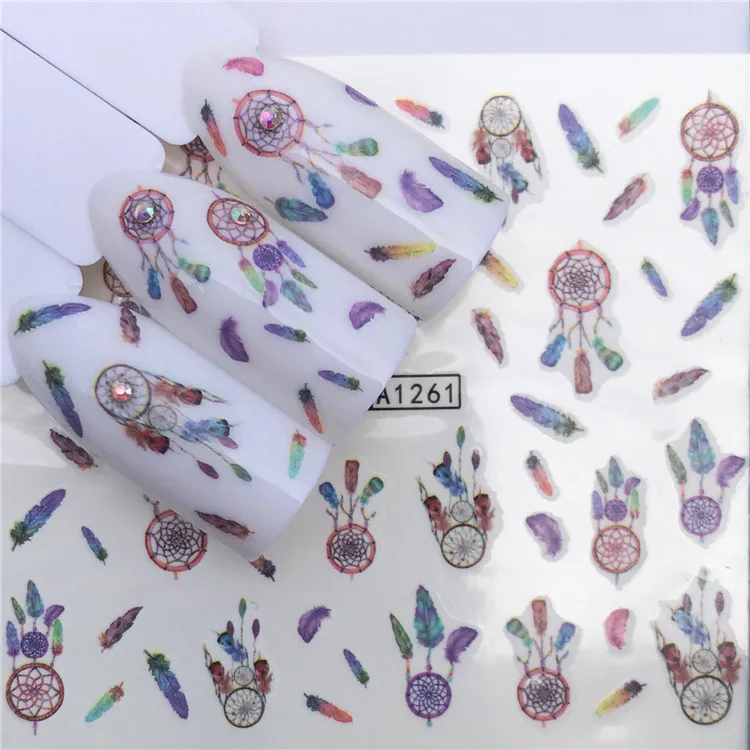 1 шт. Kawaii DIY Ловец снов накладные ногти Типсы натуральный палец полная карта