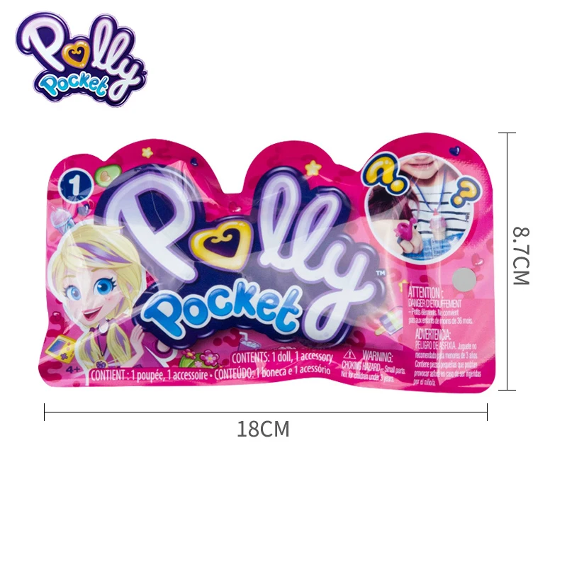 

Original Polly Pocket Doll Toy Accessories for Doll Toys for Girls Action Figure Blind Box Baby Toys for Children Birthday Gift