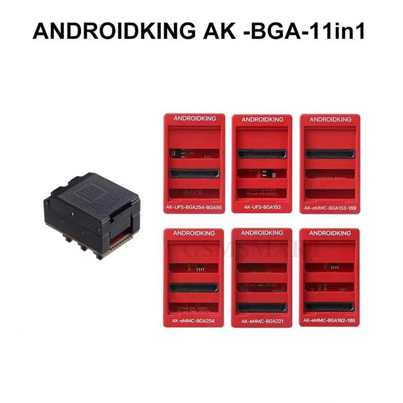 Телефон ICFRIEND UFS-153 eMMC 11 в 1 Soctet Adapter с Z3X UFS-254-95 UFI Box Medusa Pro MiPi | Мобильные телефоны и