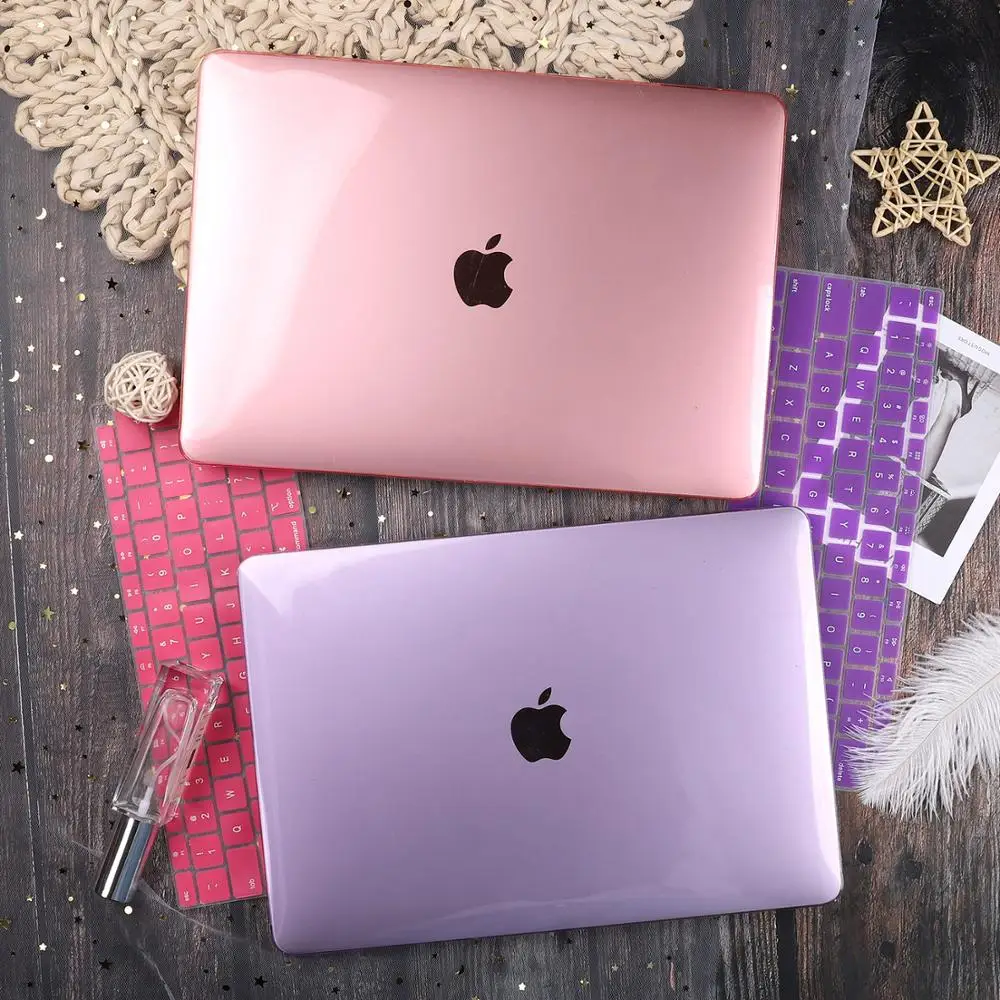 Прозрачный жесткий чехол для Macbook Air Pro Retina 11 12 13 15 16 нового дюймов 2020 A2338 A2337 M1