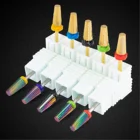 Алмазноевольфрамовое сверло для ногтей, электрическое маникюрное сверло для фрезы, пилочки для ногтей, буферное оборудование для дизайна ногтей, аксессуар