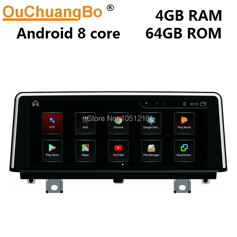 Ouchuangbo Android 8 0 Авто Стерео gps система для X5 F15 X5M F85 X6 F16 X6M F86 с радио ядро 4 Гб + 64