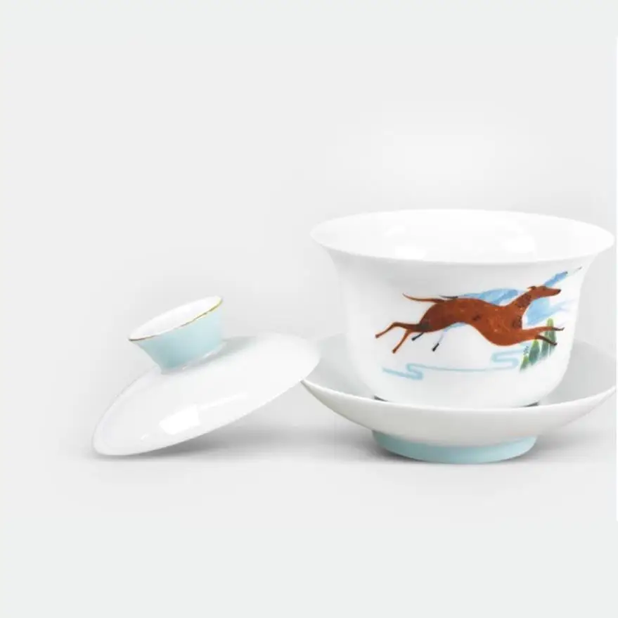 Чайные сервиз Tureen TAE GaiWan чайная чашка фарфоровая Dayi &quotWang Shi&quot чайные инструменты