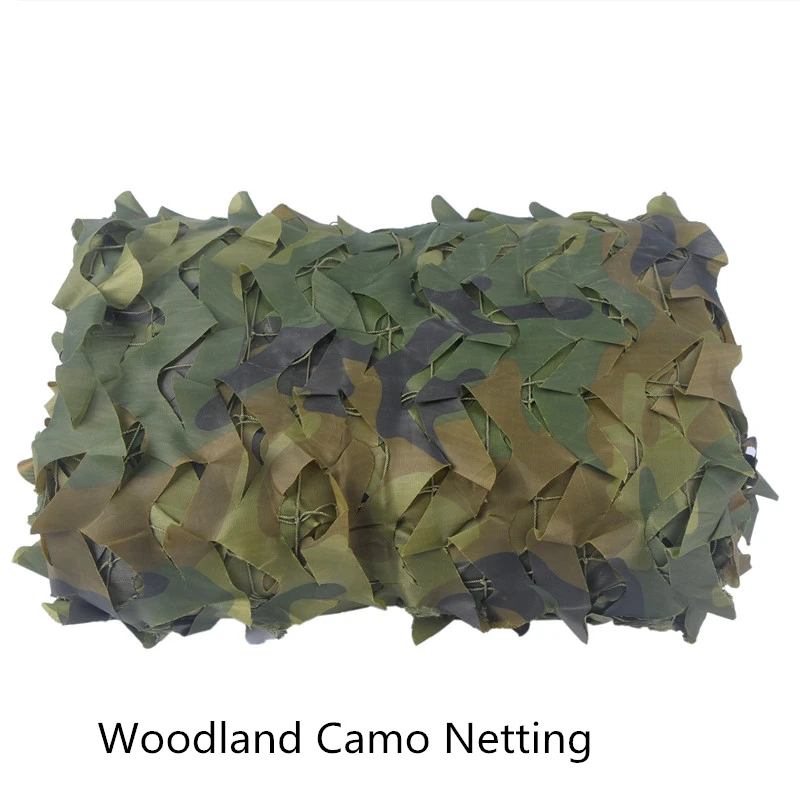 Woodland 1,5 м* 4 м домашние садовые беседки камуфляжная сетка военный автомобиль крышка Кемпинг Охота навес палатки для праздников солнцезащитный камуфляж сетка - Цвет: Woodland