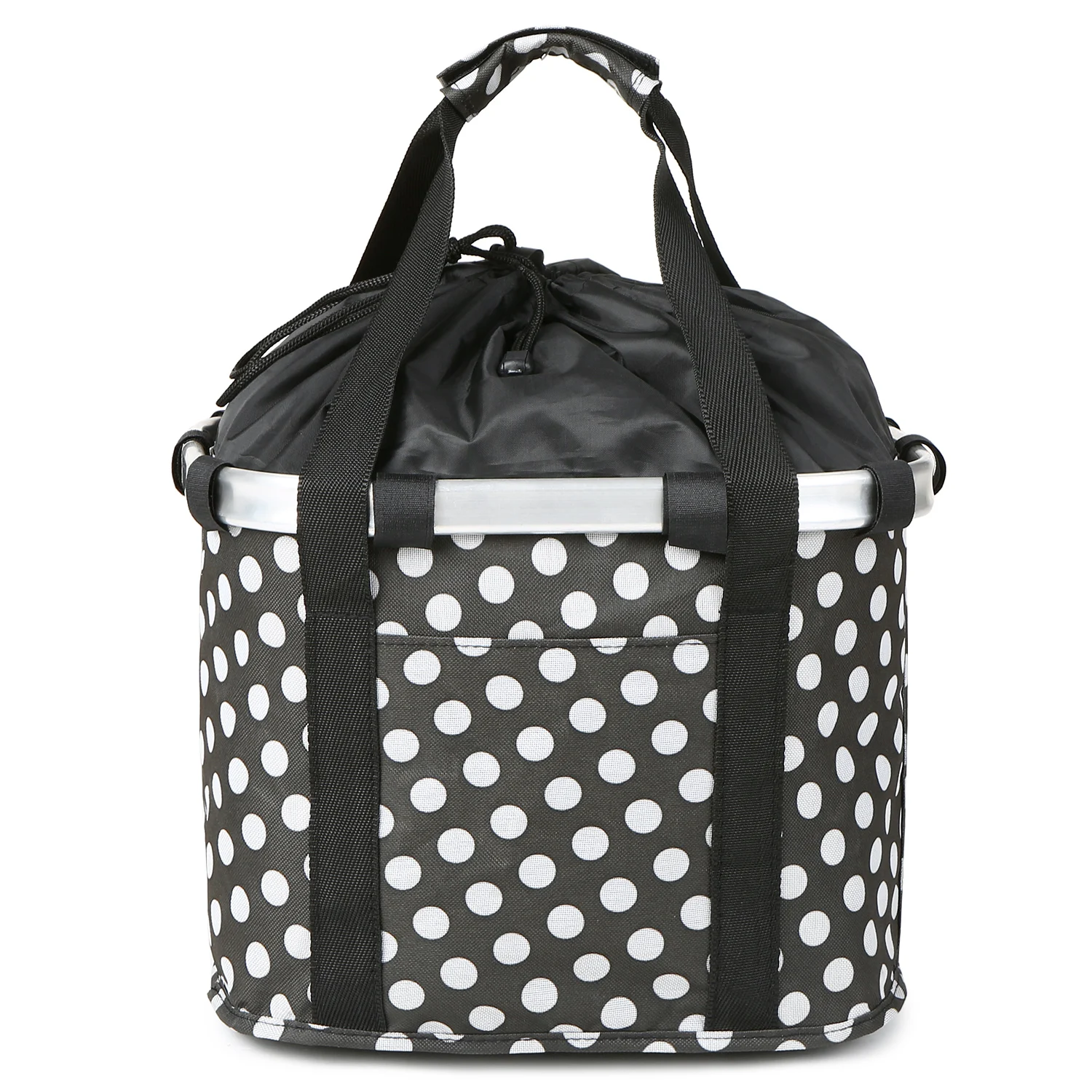

2023 Folding Bike Basket Small Pet Cat Dog Carrier Bag Waterproof Detachable Bicycle Handlebar Front Basket Cycling Front Bag