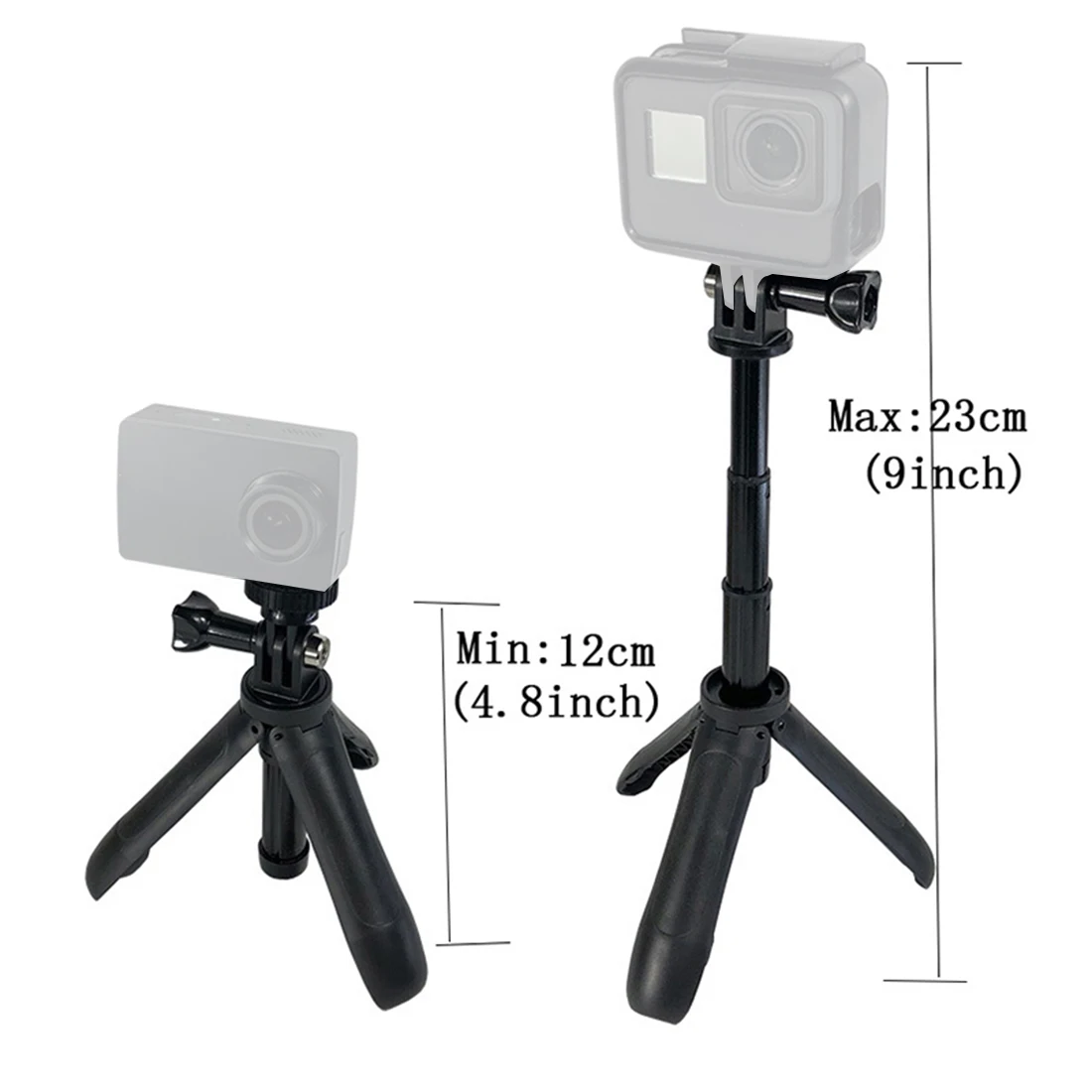 

Мини удлинитель с штативом настольный мини селфи палка кронштейн для Gopro Hero 5/6/7 Спортивная камера