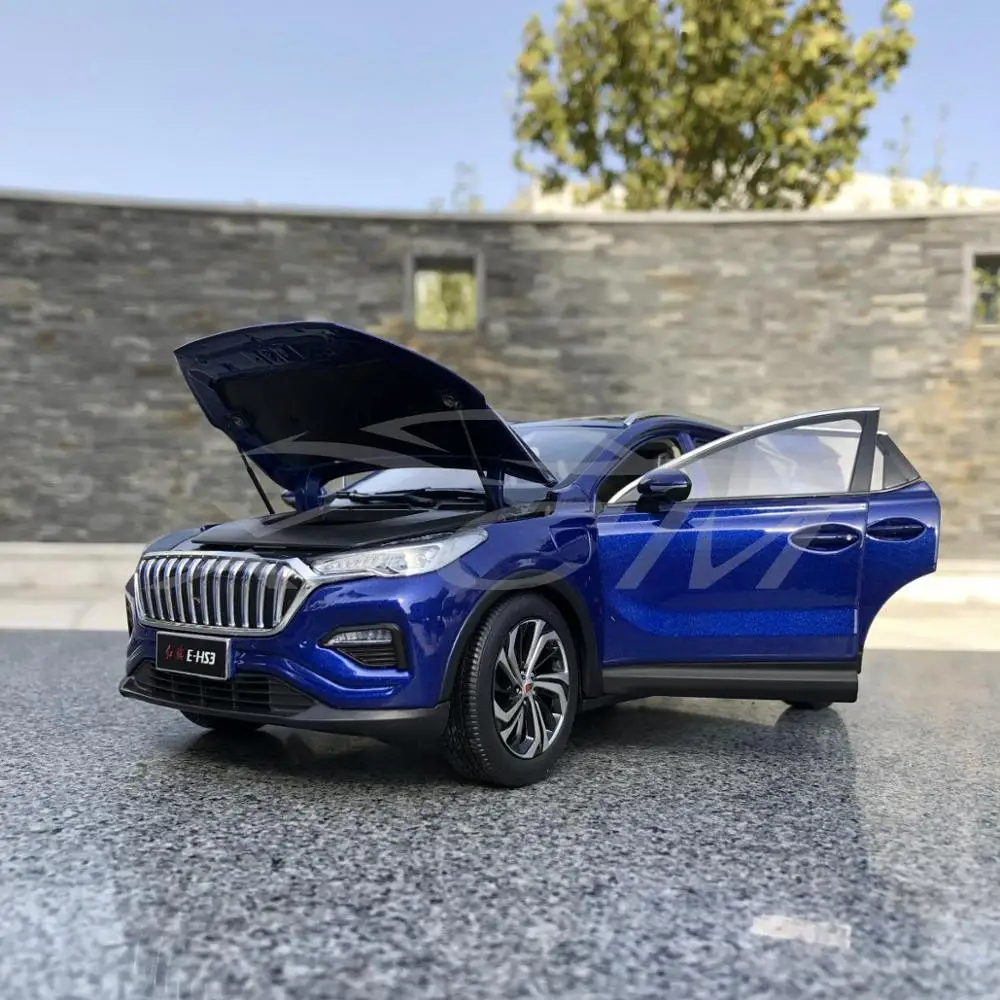 Модель литая автомобиля век Дракон Hongqi Стандартный внедорожник 1:18 (синий) +