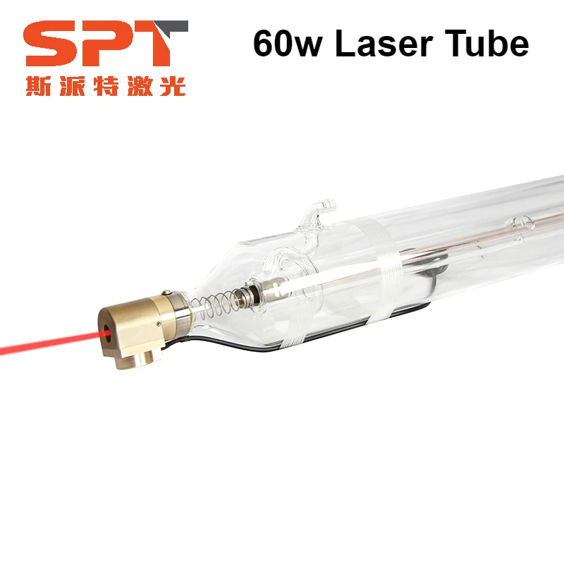 Высокое качество видимая 60 Вт лазерная трубка красная точка лазер 10 месяцев