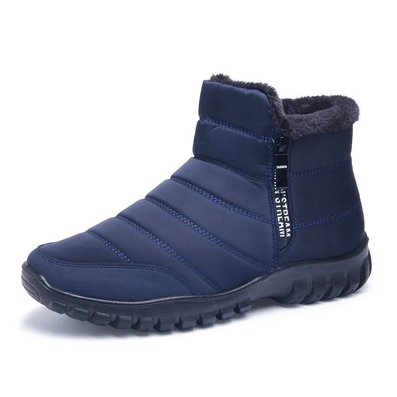 

2020 Winter Men's Boots Non-Slip Shoe Plush Men Shoes Male Fashion High Quality Men's Boots Botas Mujer