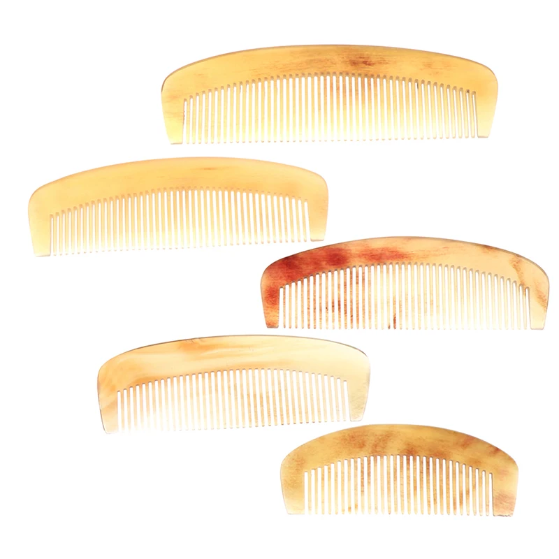 1 шт. расческа из натурального рога с длинной ручкой пластиковая аксессуары для