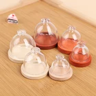 Mni 1:12 Miniaturas мебель прозрачный Стекло десерт поднос плодоовощ кукольный домик Миниатюрные аксессуары