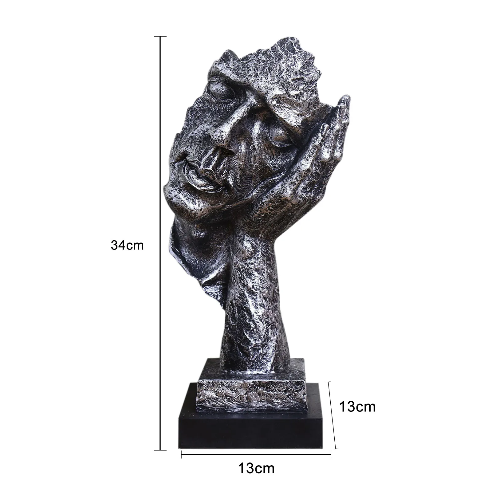 

Modern Minimalist Abstract Speech-less Character Sculpture Living Room Wine Cabinet Bedroom Room Decoration Office Decoration