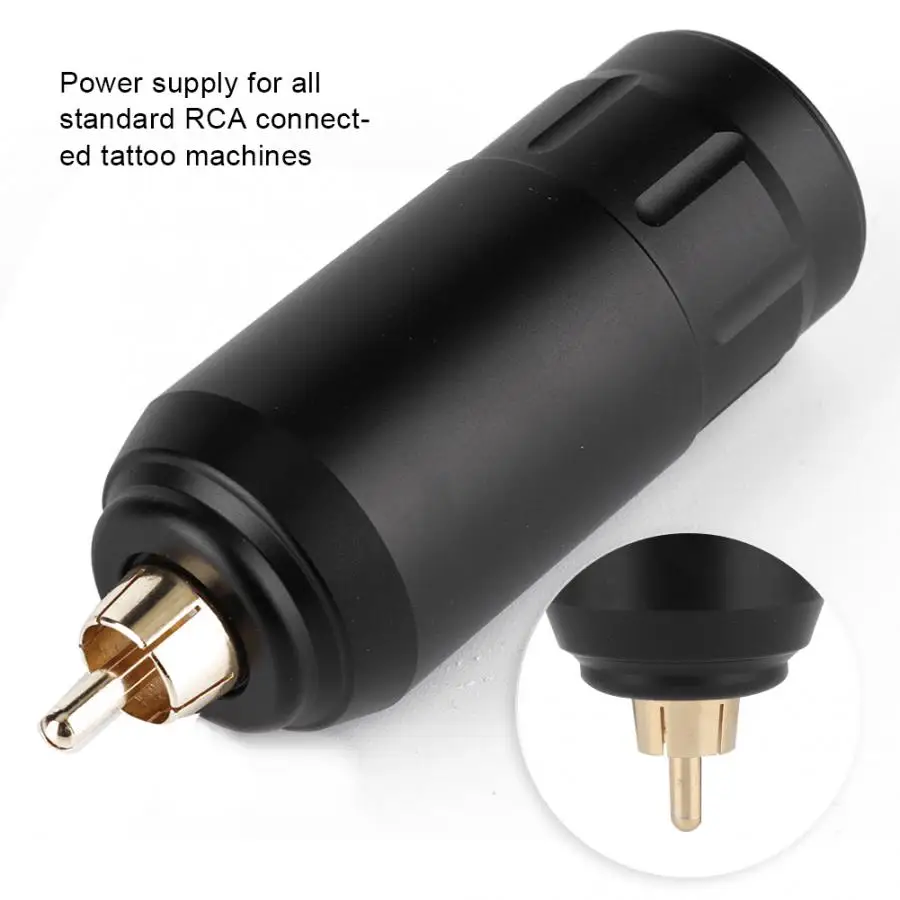 Tattoo Power Supply Wireless Ultra Light Mobile Battery Pack 1200mAh RCA Connection for Pen Machine | Красота и здоровье