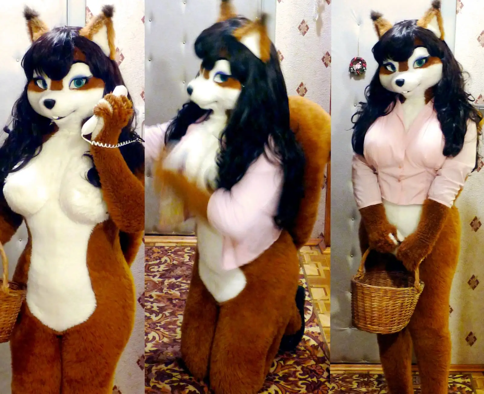 Женский костюм-талисман Miss Fox карнавальный костюм унисекс для взрослых |