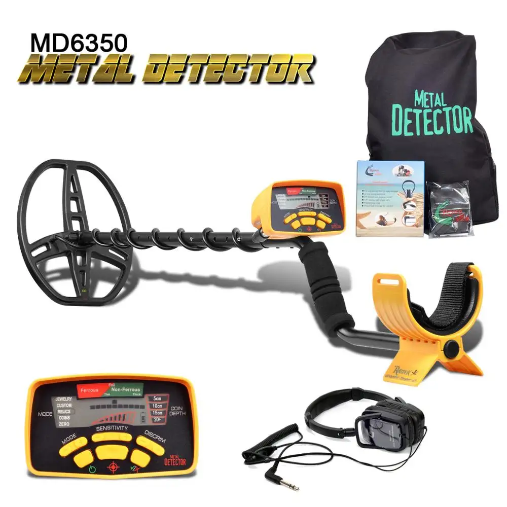MD6350 подземный металлоискатель Обновленный профессиональный металлодетектор с