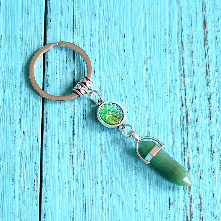Новинка модный брелок с подвеской из натурального камня брелки натуральным