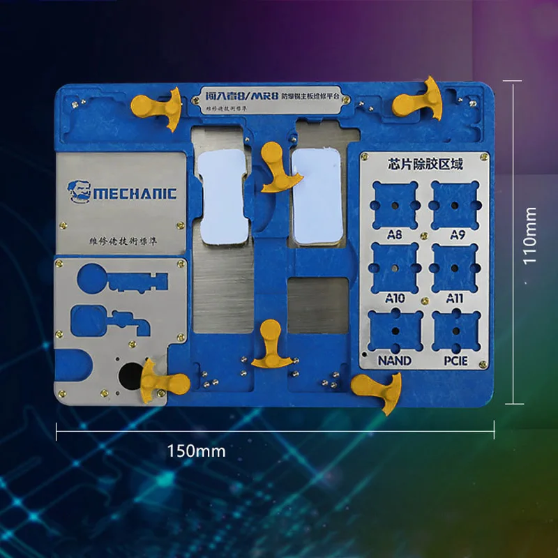 MECHANIC cpu NAND PCIE держатель печатной платы для отпечатков пальцев Взрывозащищенная материнская плата держатель для iPhone 8P 8 7P 7 6S