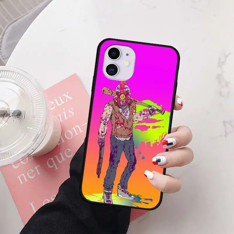 

Cool Game Hotline Miami New Personalized Phone Case For iphone7 8 plus 7 8 6 6s plus X XR XS MAX 11 12 Pro Max Cover