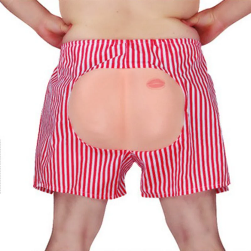 

Забавные шорты в полоску для Хэллоуина; Короткие штаны унисекс с имитацией ягодиц и задницей; AN88